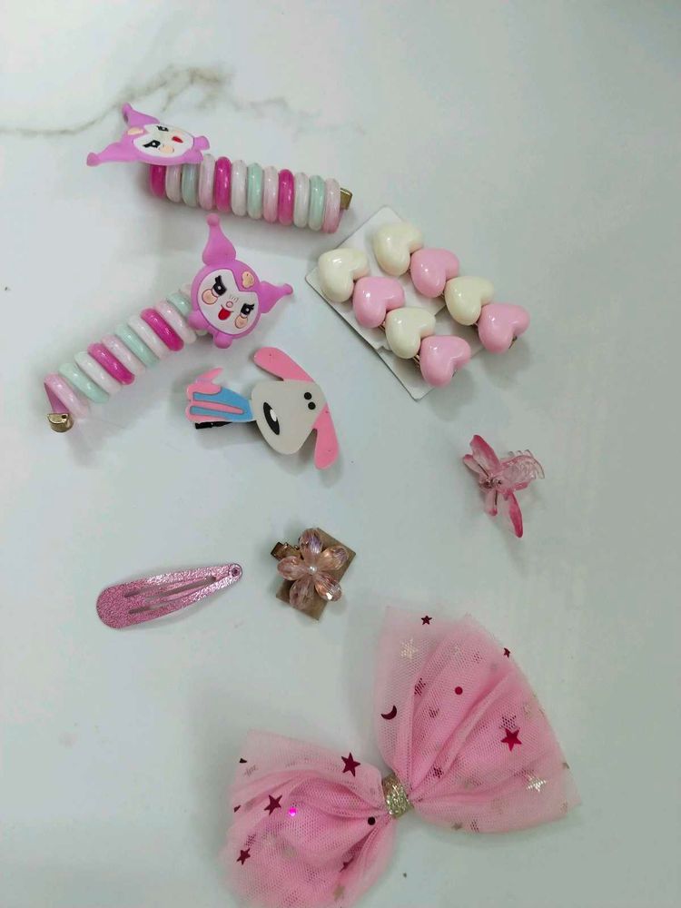 Cute Hair Clips Set
