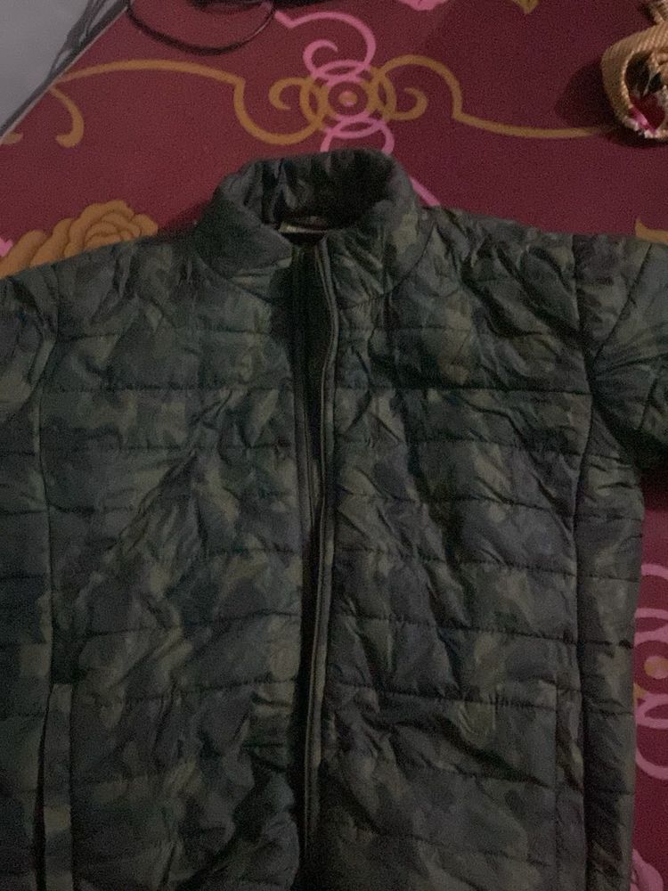 Camouflage Puffer Jacket