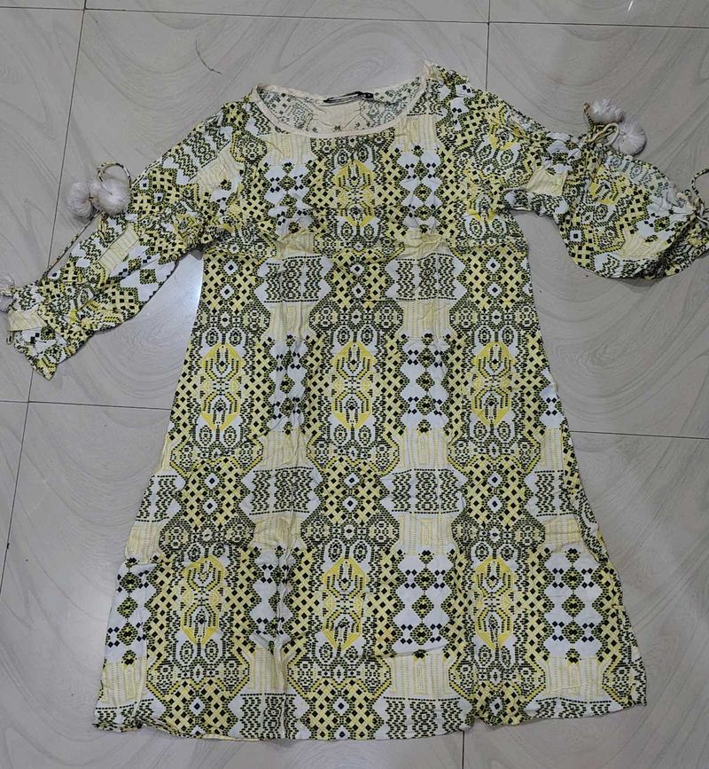 Boho Patterned Beach Dress