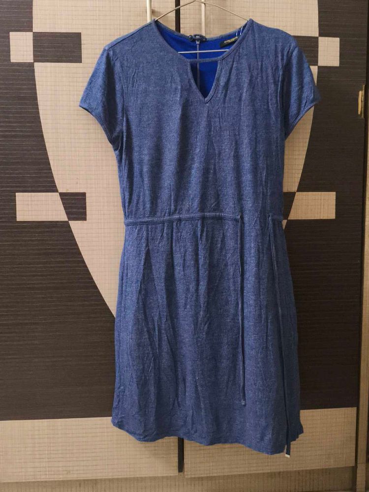 Jersey Denim Look Superb One Piece