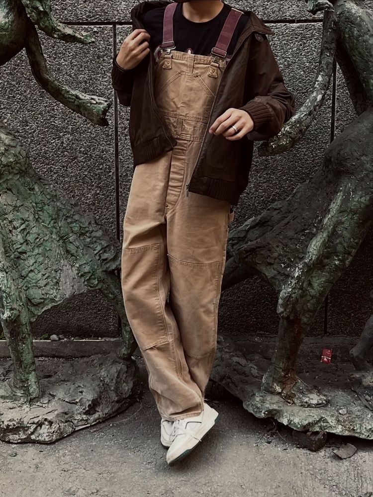 Carhartt Tan utility dungaree