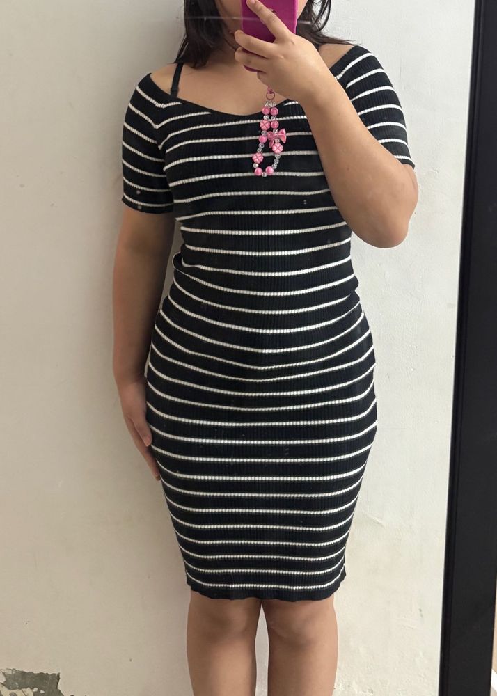 Striped Midi Dress