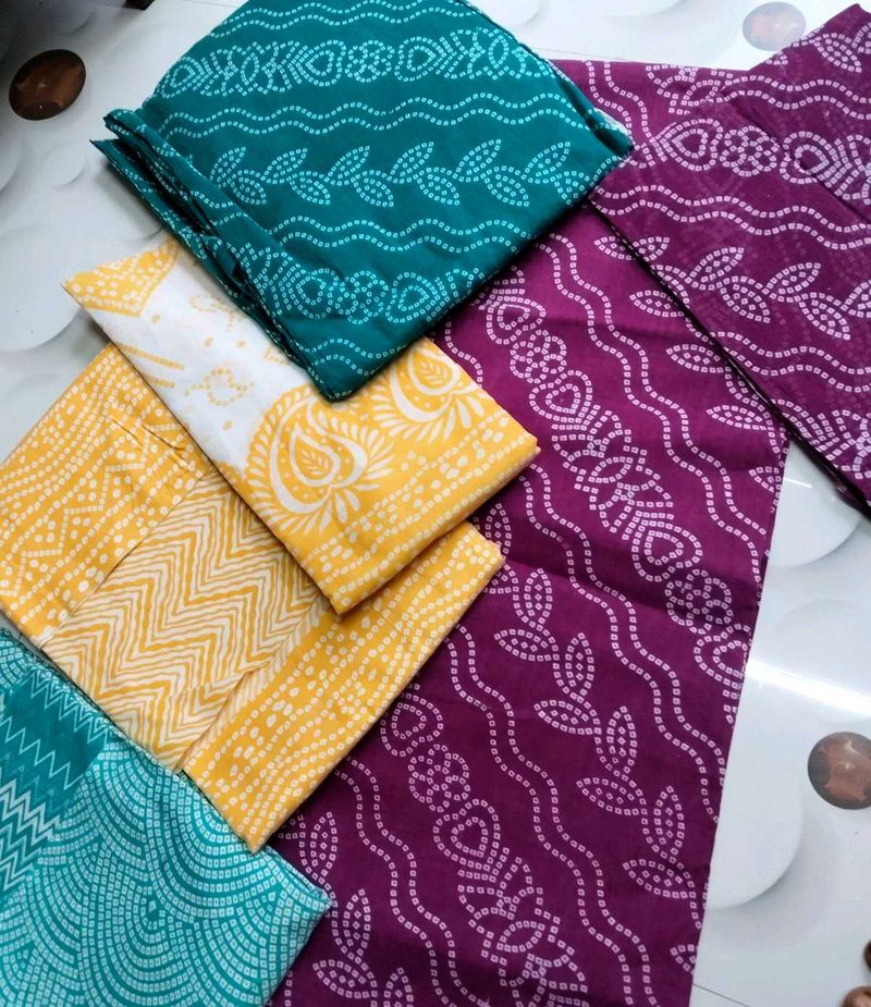 Vibrant Bandhani Print Fabric