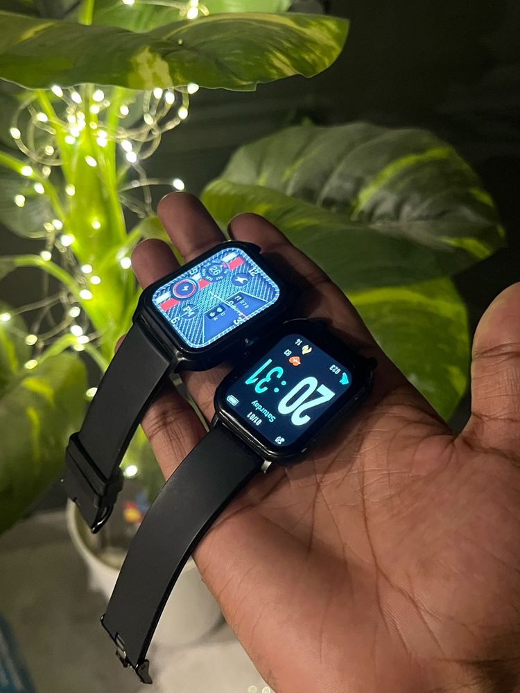 fastrack  and patron combo Smartwatch Black