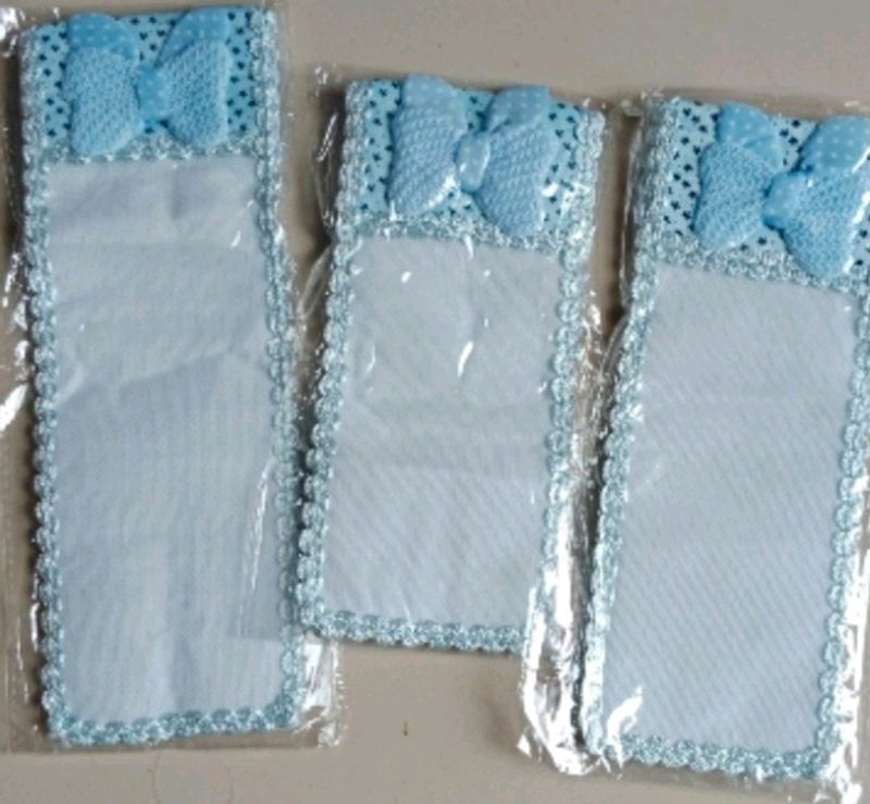 "Stylish Cotton Remote Cover Combo - Set of 3"