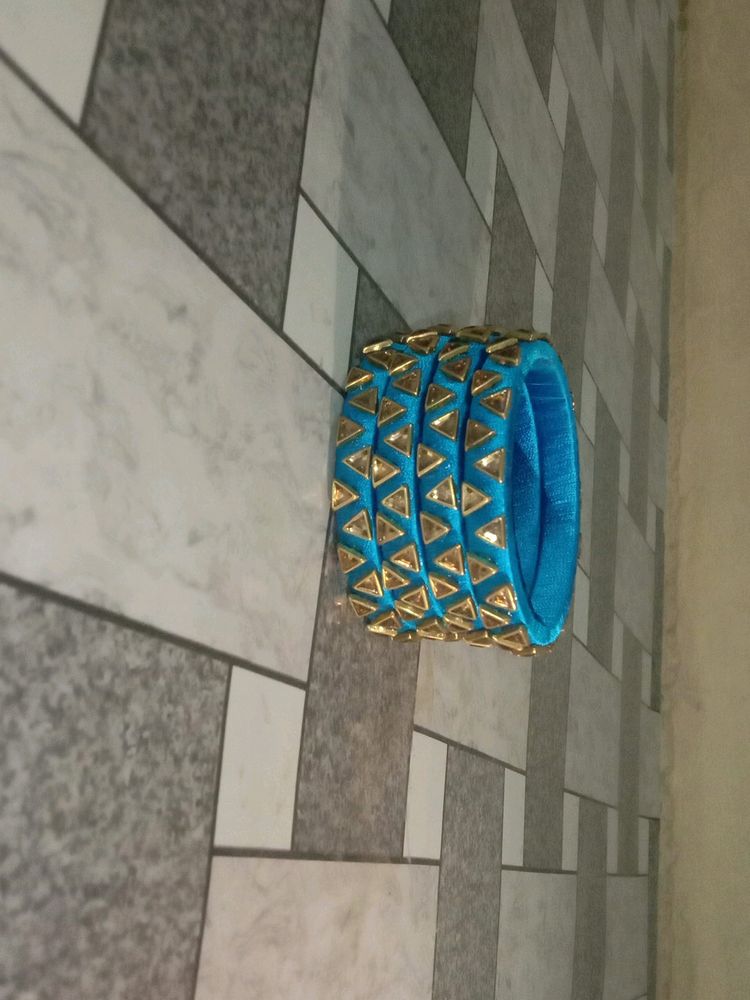 Maggam Kundan Wark  Bangles