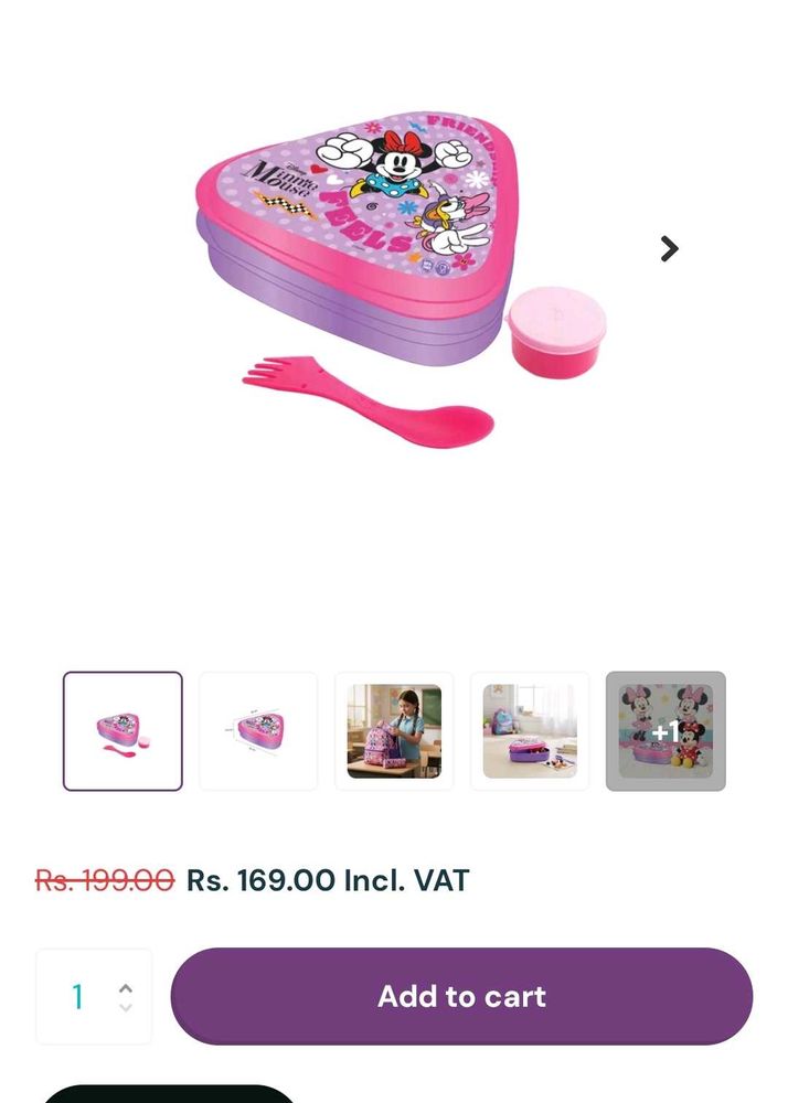 Minnie Mouse Lunch Box