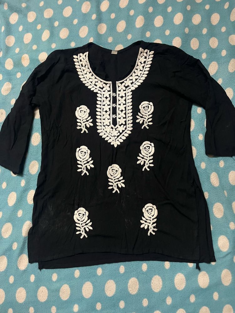 Black Short Kurti