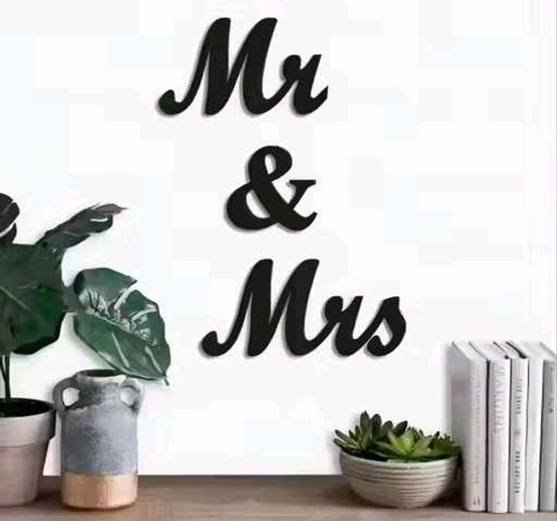 Mr. &amp; Mrs.  Elite Wall Decor &amp; Hangings