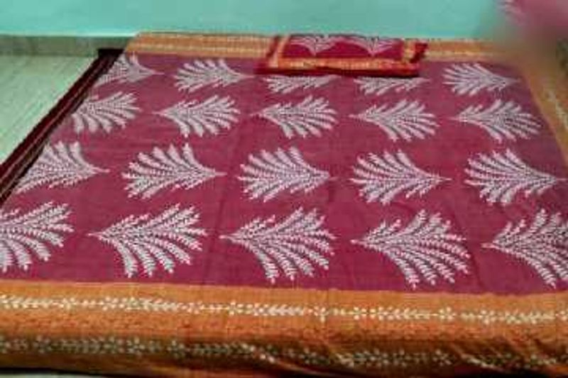 Cotton Printed Bedsheet + Pillow Cover