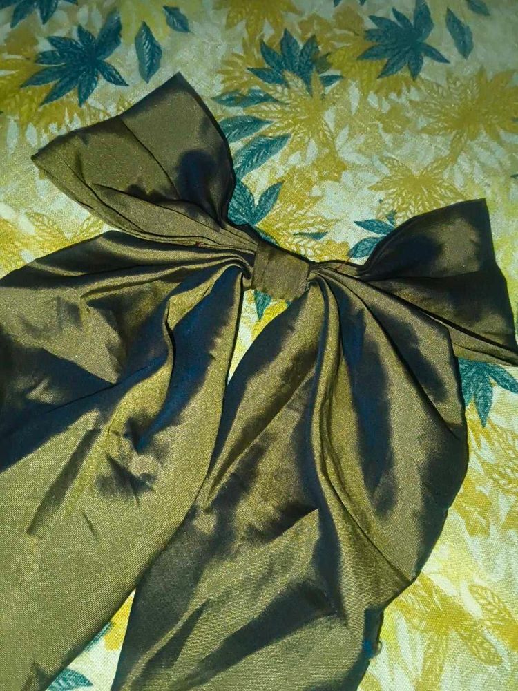 Large Satin Bow Accent