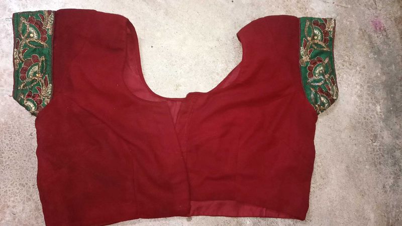 combo pack of two, blouse in red and light purple
