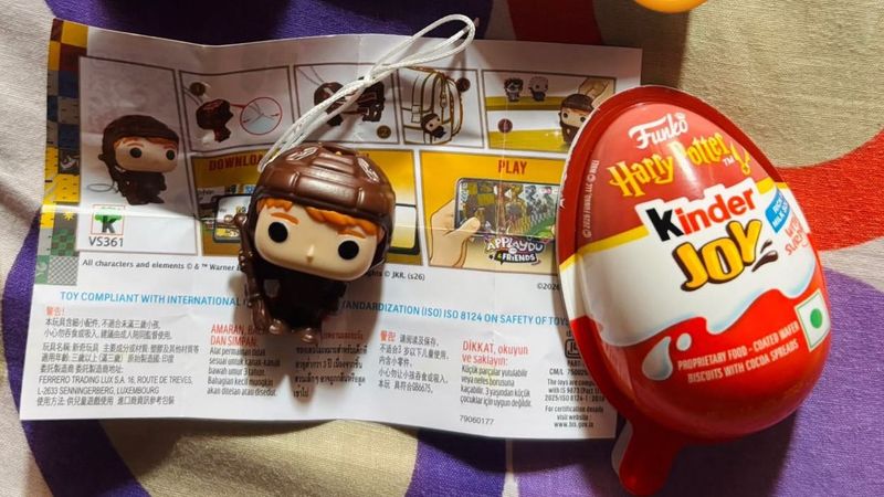 Ron kinder joy Harry Potter limited ed