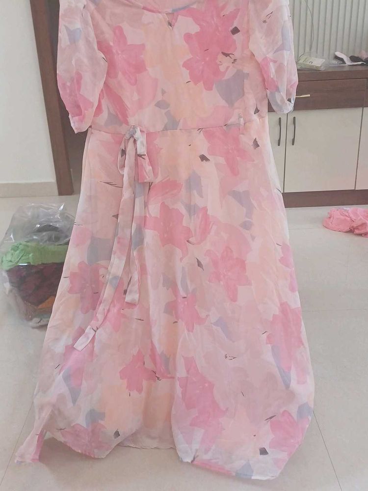 Floral Print Maxi Dress