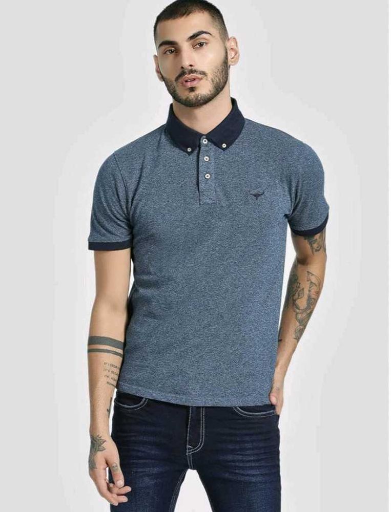 Buffalo Brand XL Men's Blue Polo T-Shirt