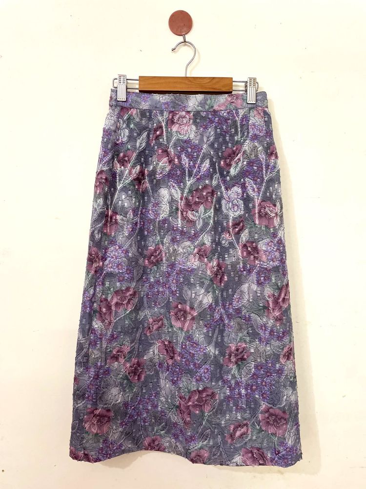 Vintage Floral Skirt