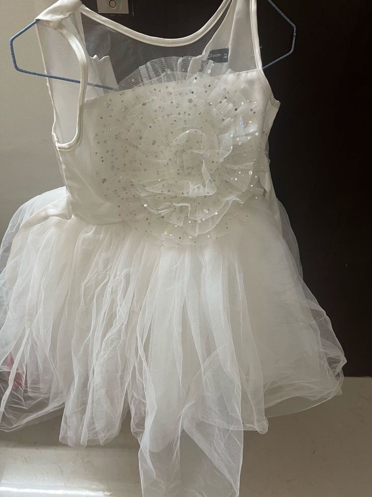 White Sequined Tulle Bridal Lehenga