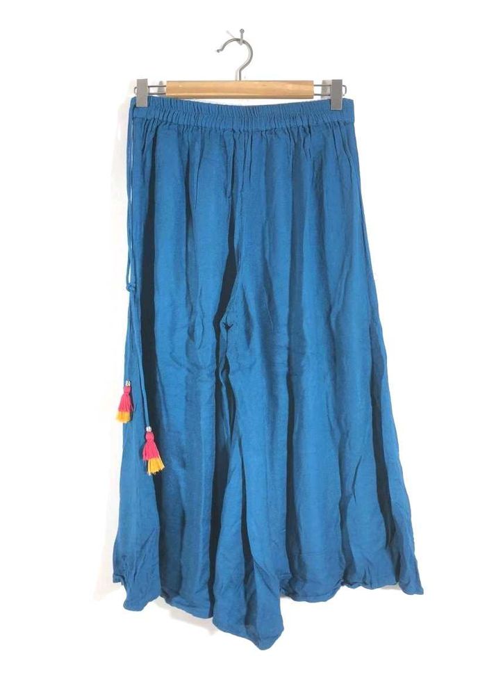 Blue Palazzo Pant For Women's