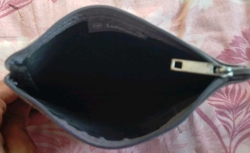 Stylish Grey Pouch Bag