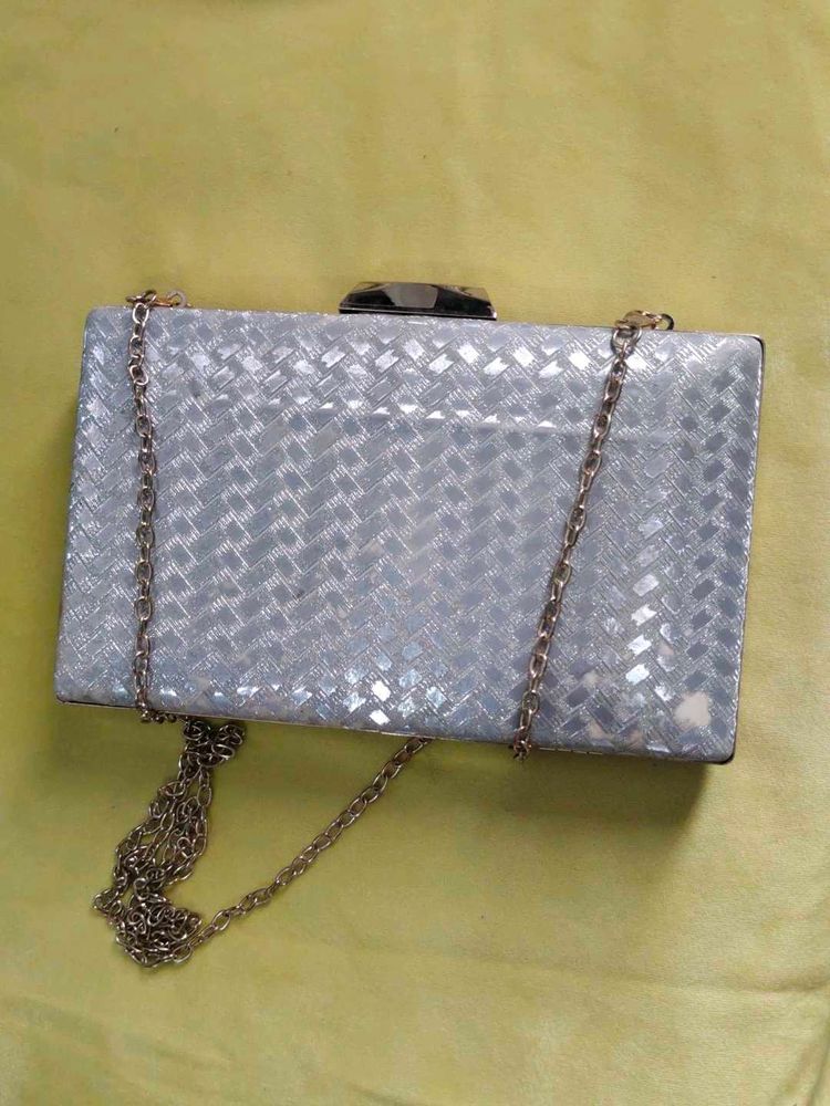 Silver Clutch