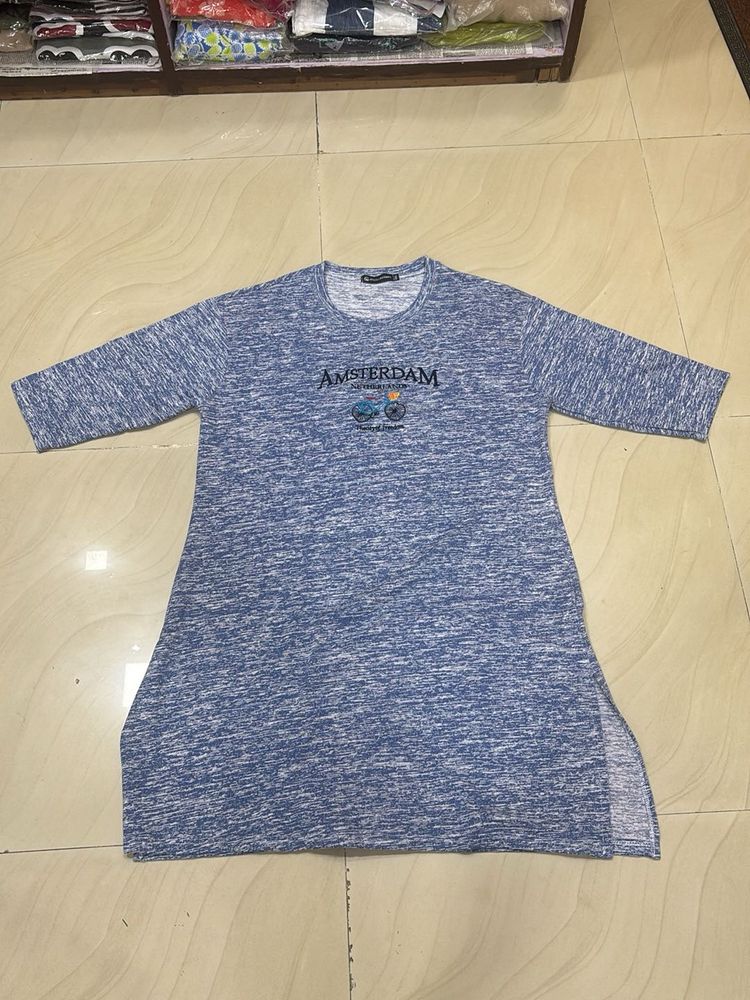 Blue 'Amsterdam' night t shirt