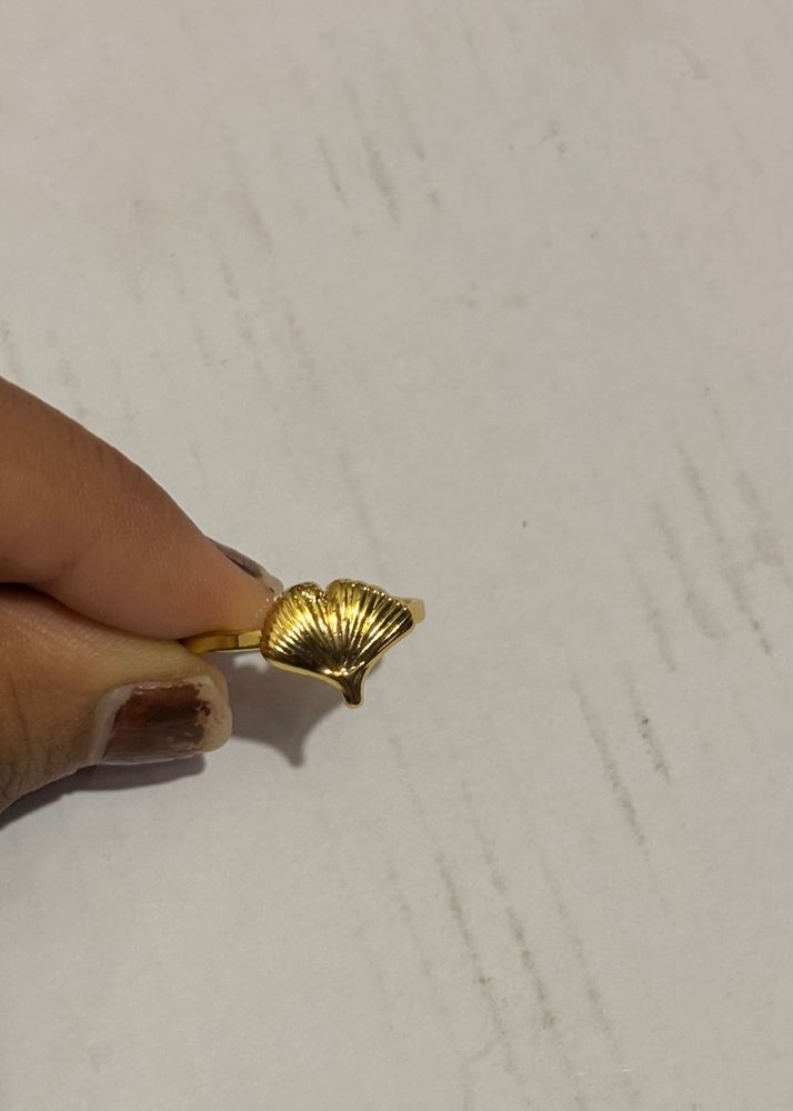 LOWEST PRICE. Delicate Ginkgo Leaf Ring