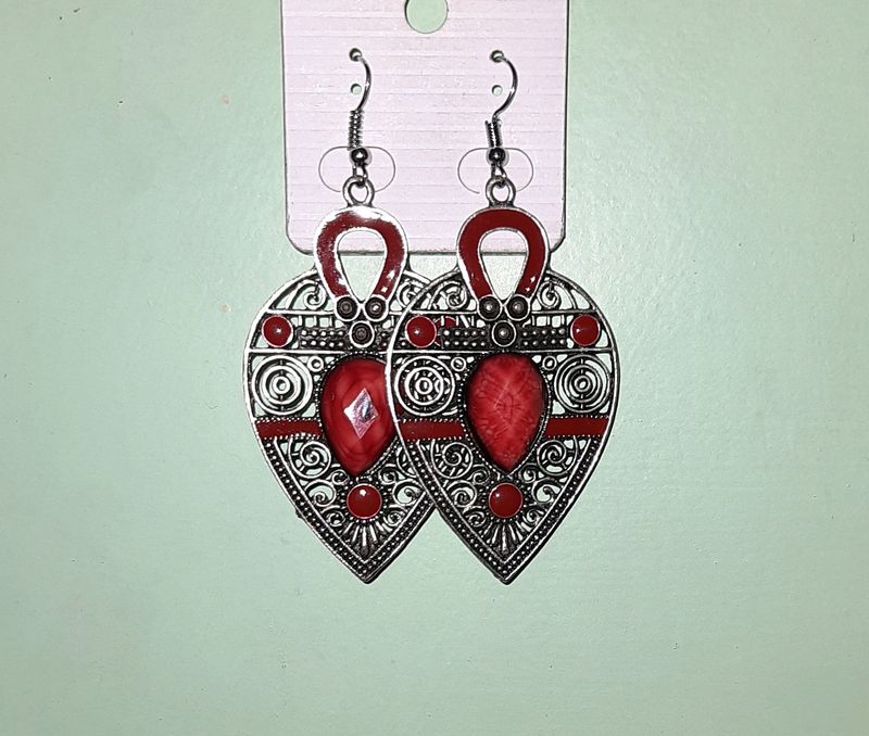 Black Metal Fashion Earring