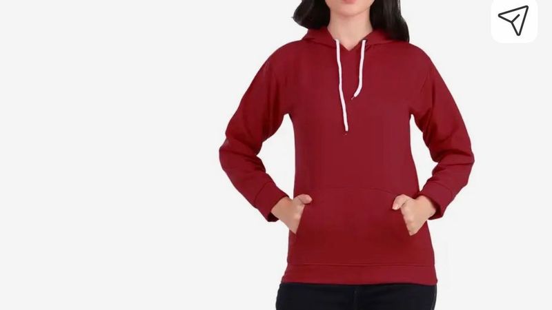 Maroon Women's Hoodie
