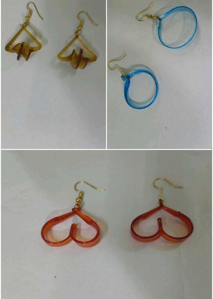 Set of 3 Unique Earrings