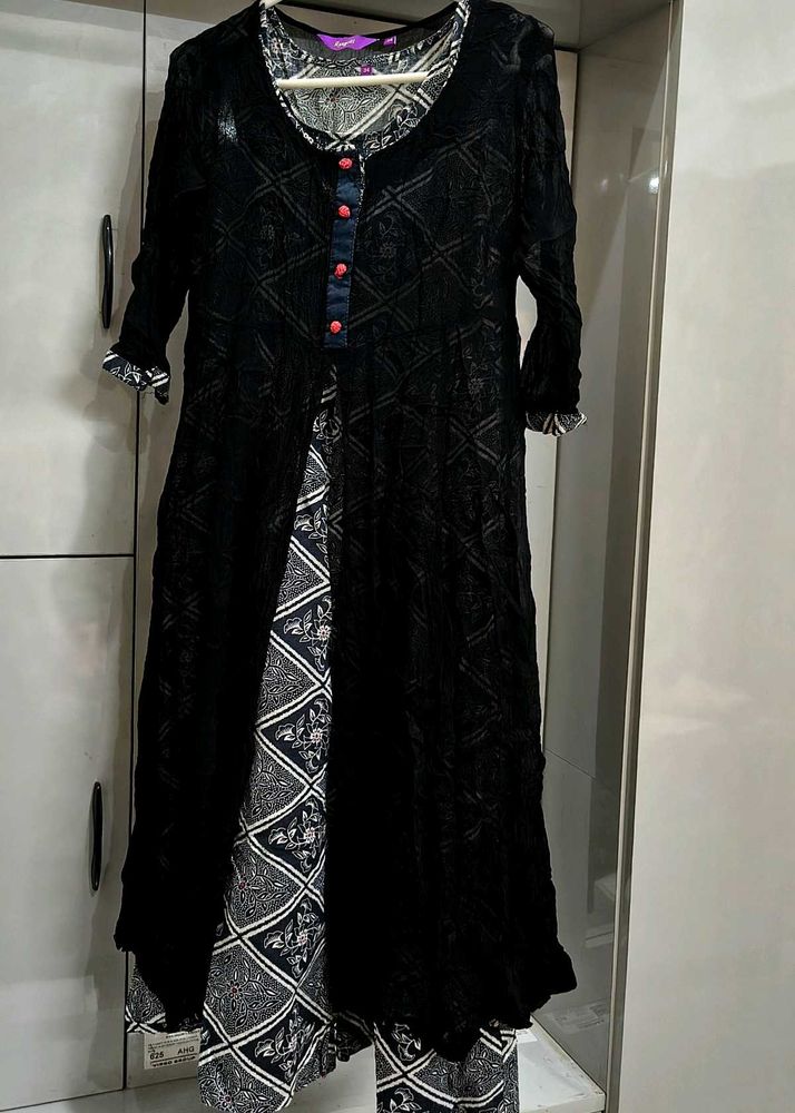 Elegant Black Kurta Set