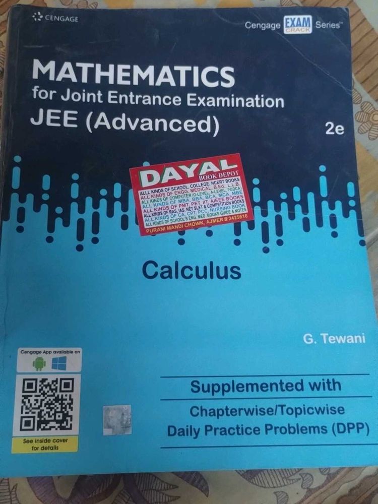 Mathematics for JEE (Advanced) Calculus Book