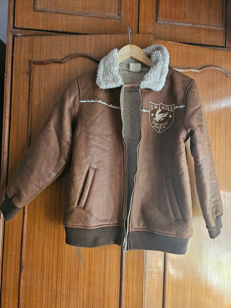 Korean Bomber Sherpa Jacket