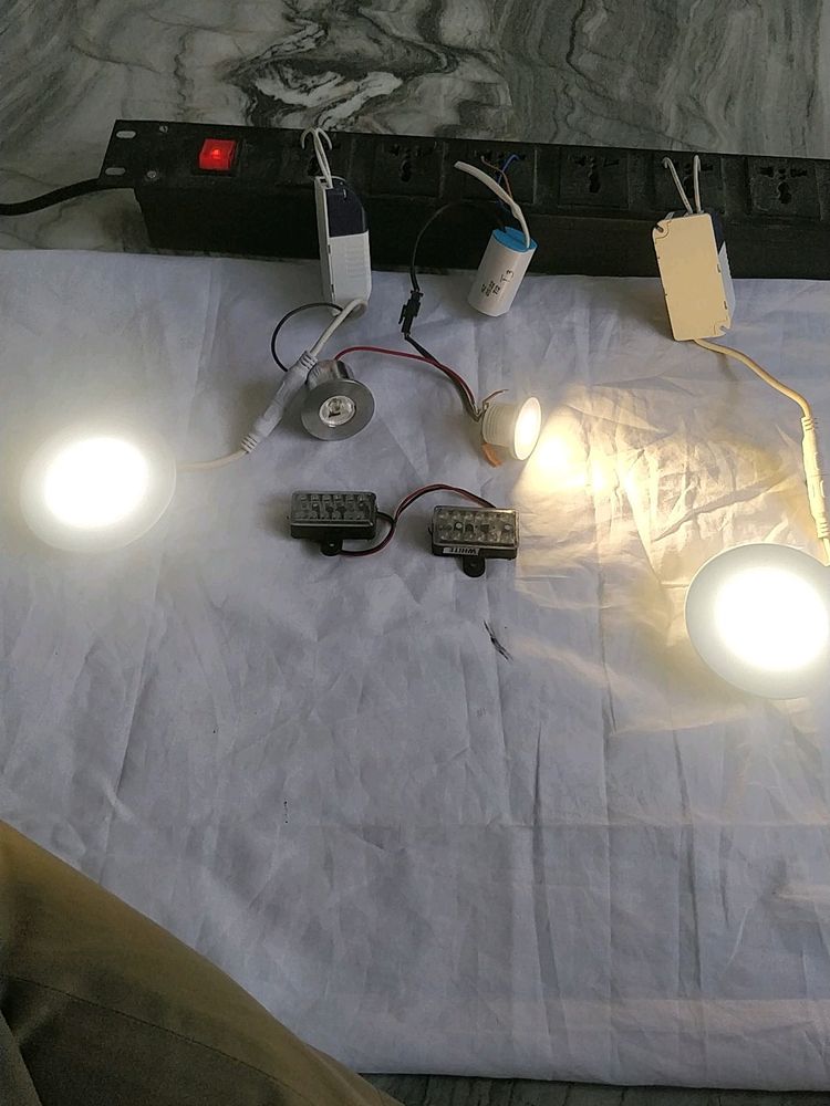 Led Light Gold Colour Working All