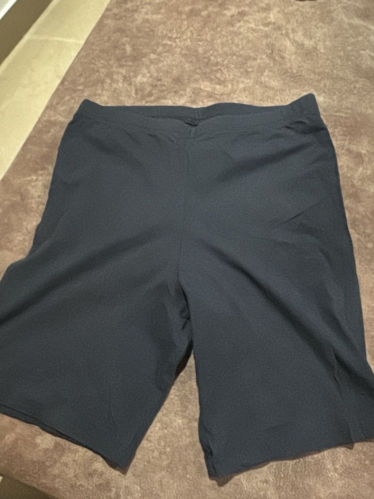 Black Wide Leg Cropped Pants