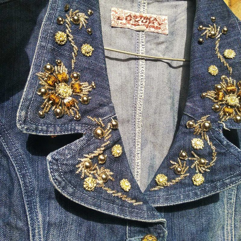 Stylish denim vest