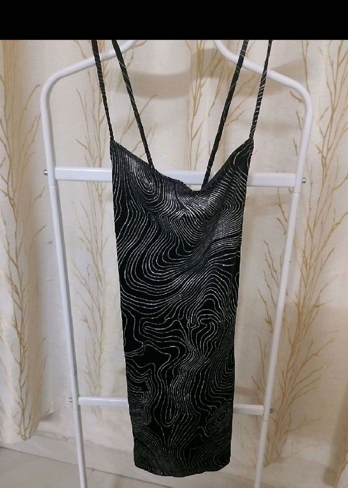 black sparkly dress