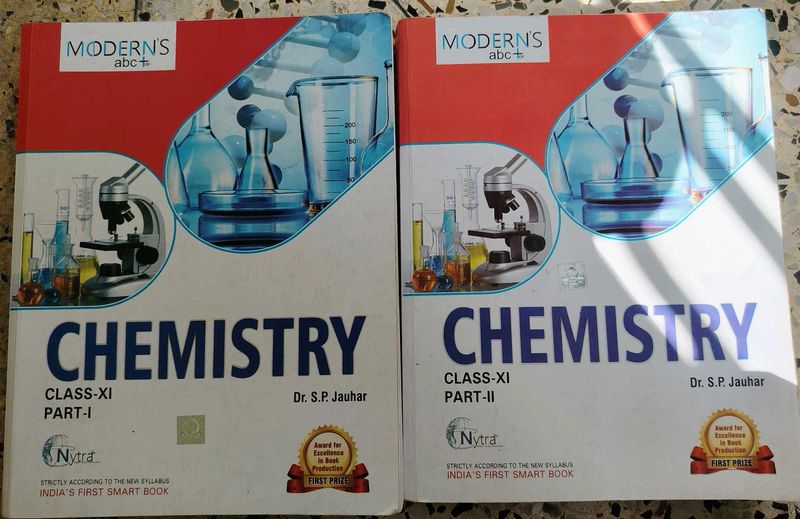 Class XI Chemistry Textbooks (Part 1 &amp; 2)