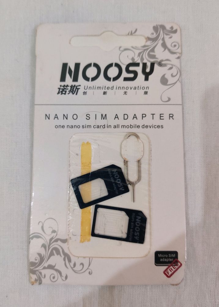 Sim Card Adapter Kit With Eject Pin Nano