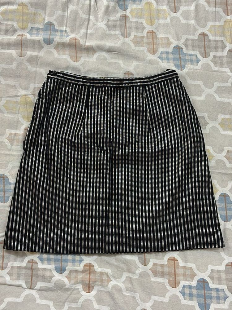 Striped Mini Skirt