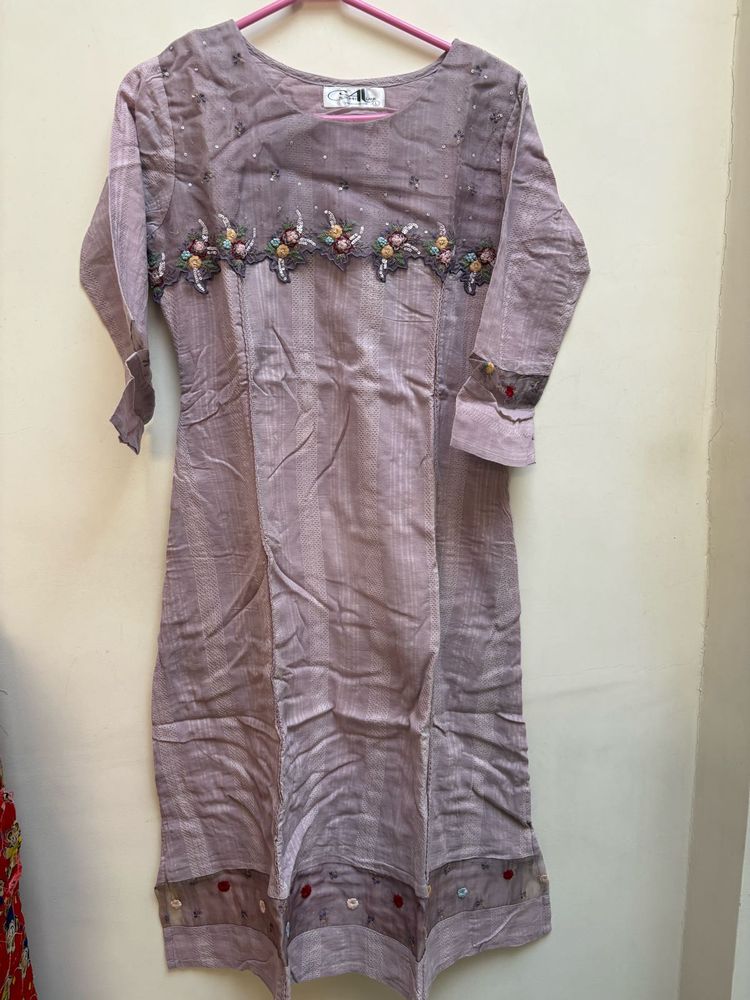 Embroidered Tunic Dress