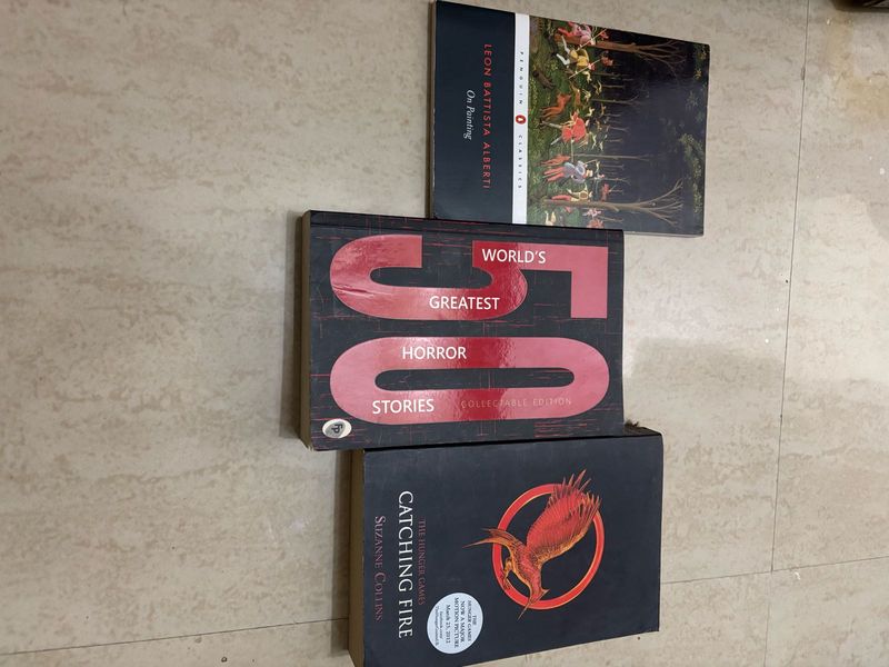 Collection of 3 Books - Catching Fire, Horror Stor