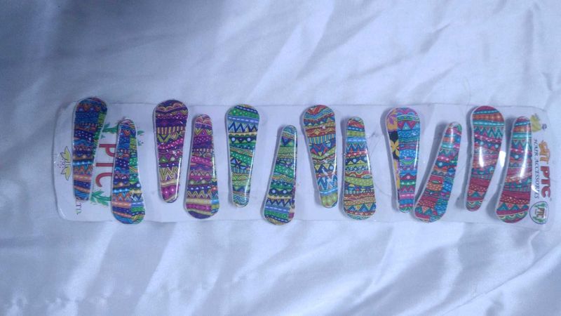 Boho Hair Clips Set