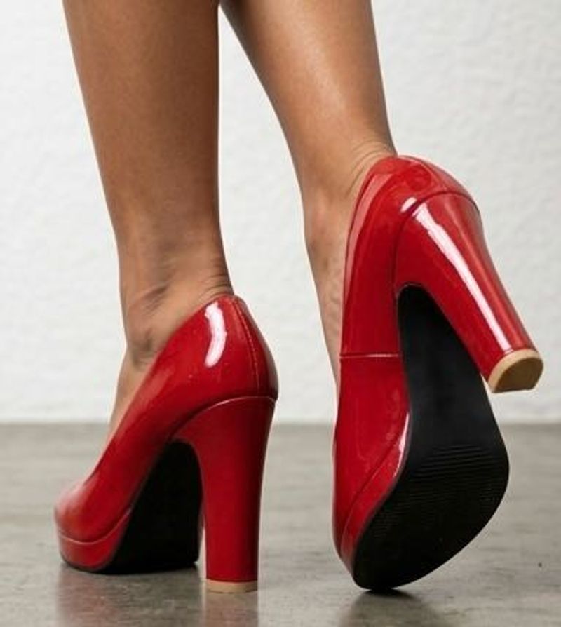 Stunning Red Patent Heels