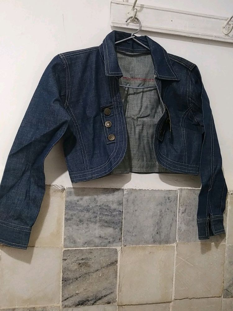 denim shrug for girls