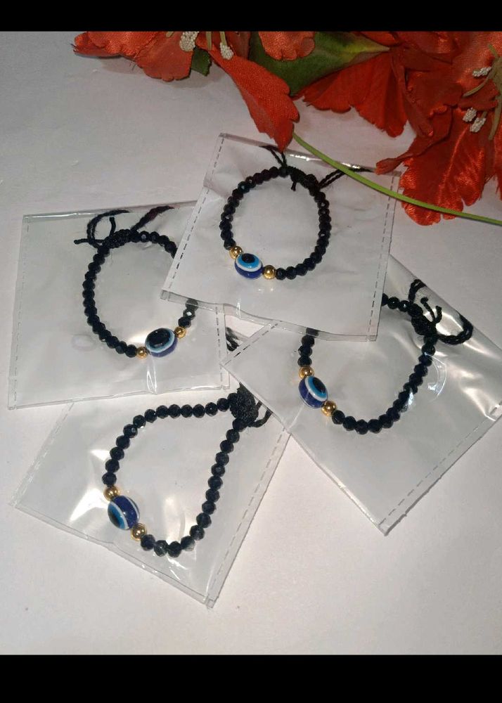 Evil Eye Beaded  4 Bracelets