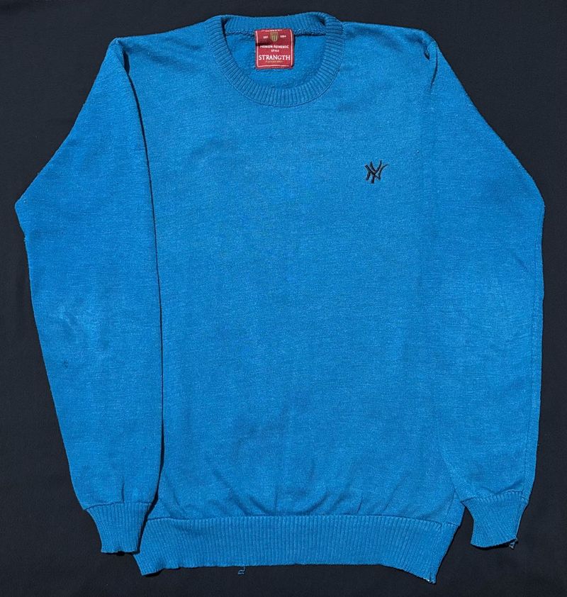 Blue Pullover Sweater