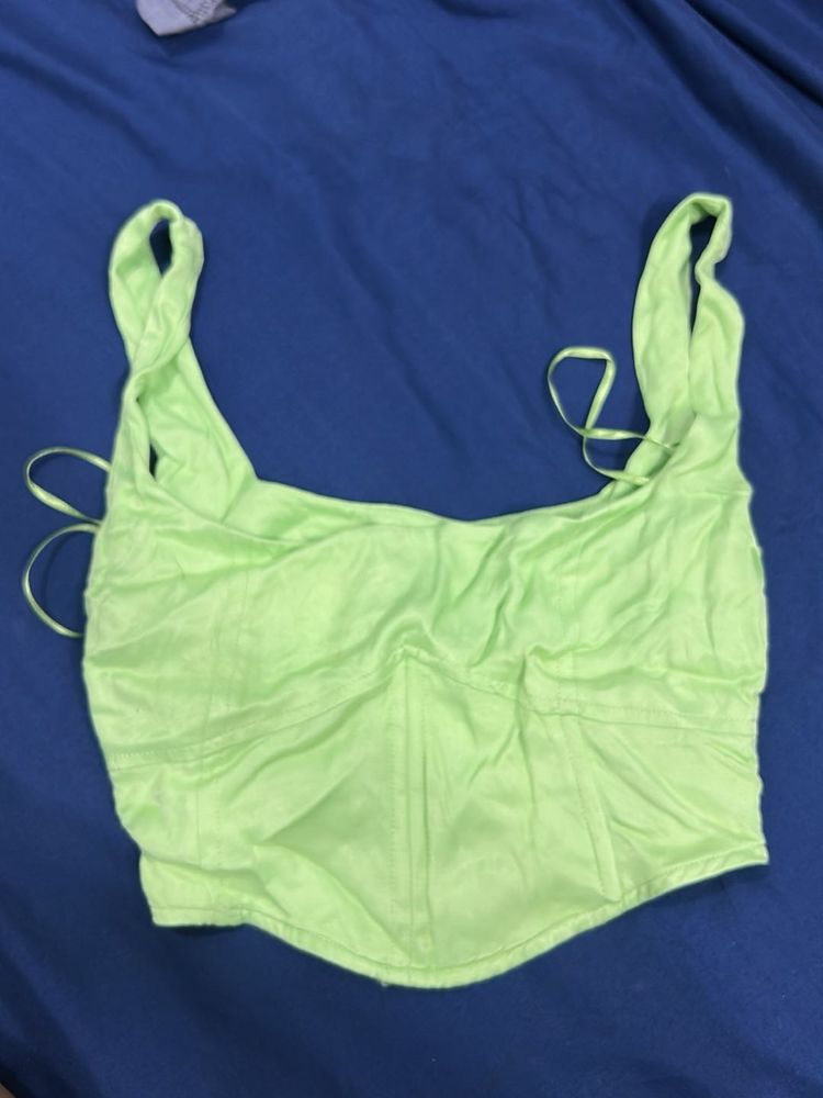 Zara Green Corset Top- high quality