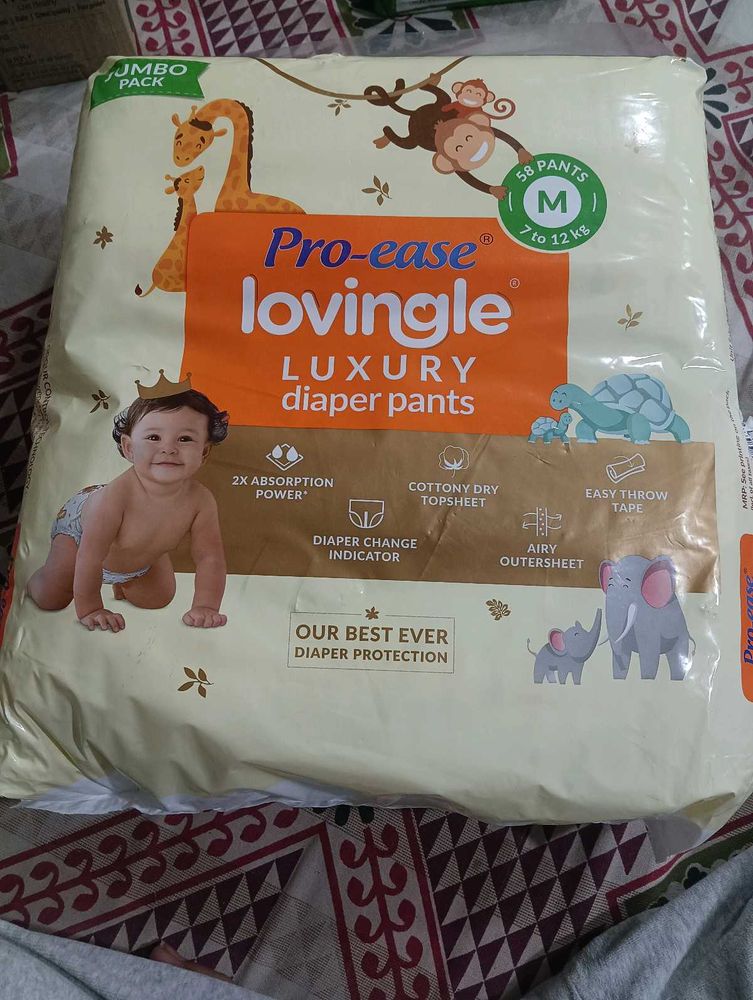 Pro-ease Lovingle Luxury Diaper Pants M - 56 pant