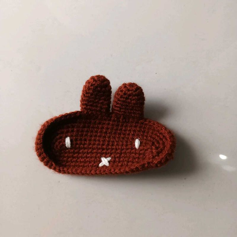 Handmade Crochet miffy glasses holder