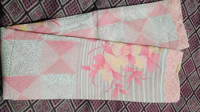 Beautiful Floral Print Saree